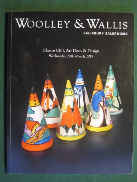 Woolley & Wallis Auction Catalogue Clarice Cliff Art Deco Design.