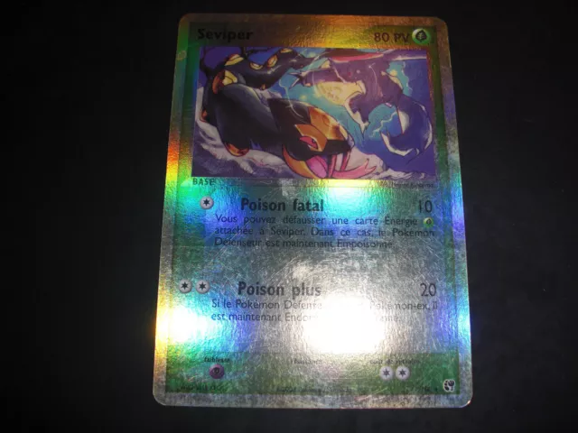 POKEMON CARD FR seviper HOLO REVERSE 11/100 ex sand mat GOOD CONDITION