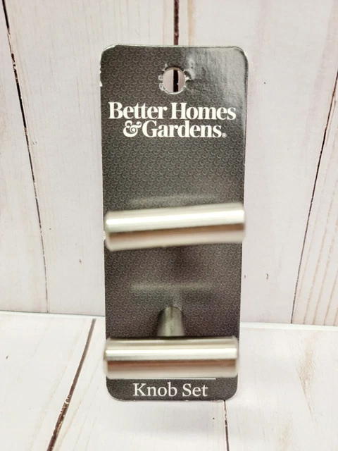 Better Home & Garden 2 Pack Satin Nickel Finish Knob Set Meredith Corporation