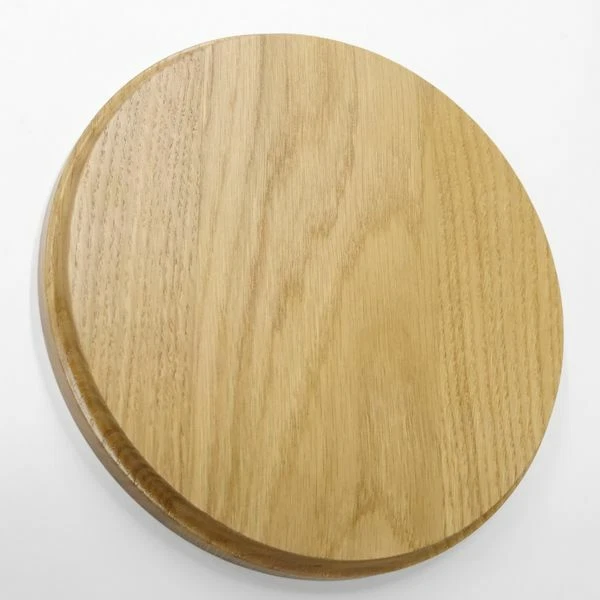 Placa de Jabalí Redondo Roble Claro Af 19 CM Tablero Keiler Gewaffbrett