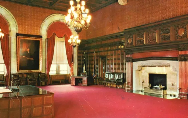 Vintage Postcard 1958 Governor's Room Executive Chamber Albany New York NY