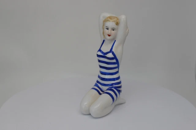 MOUTARDIER SEL POIVRE Figurine Lutin Abreuvoir Style Art Deco Style Art