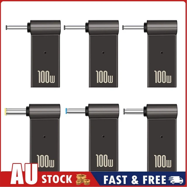 PD USB Type-C Female to DC Male Plug Converter for ASUS Lenovo HP Dell Notebook