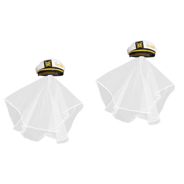 2x Hawaii Party Wedding  Beach Themed Decorative Party Hat Bride Hat