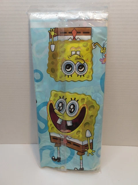 2007 New American Designware Plastic Spongebob Squarepants Tablecover 54 x 96"