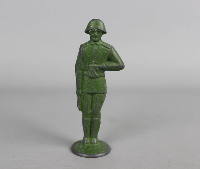 Vintage Soviet Tin toy soldier Original Military Army USSR ACTION FIGURE
