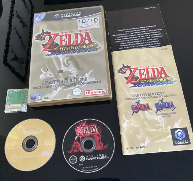 The Legend of Zelda: The Wind Waker (GameCube) 2 Disc Limited Edition 4mb Card