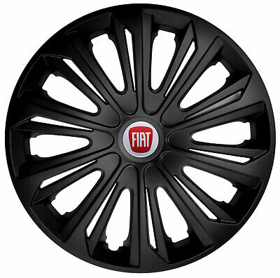 4 x16" Inch Wheel Trims Rims Hub Caps fit Fiat Talento -  16"  black