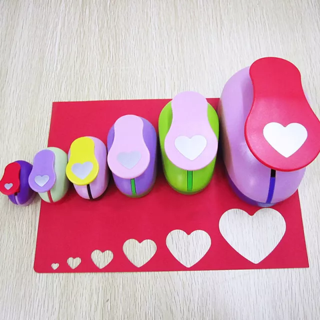 DIY Heart Shape EVA Foam Punch Paper Punch Handmade Puncher Round Corner Punch