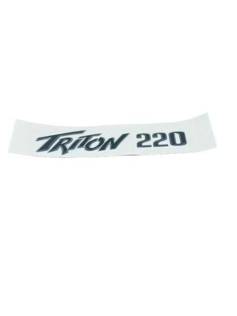 Sea Hunt Boats Black  Triton 220 Domed Designator Decal