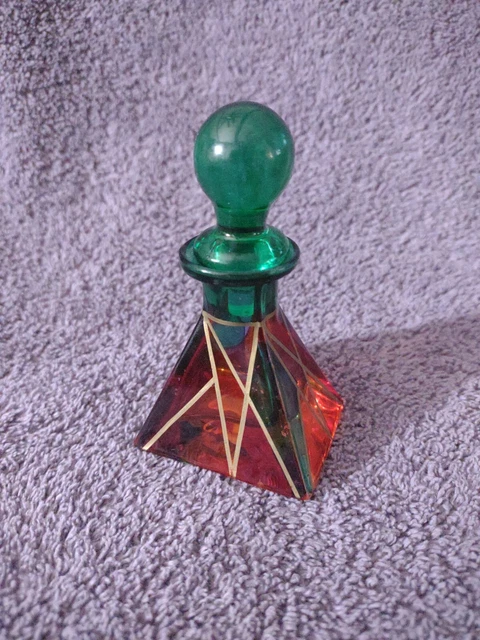 ヴィンテージ Due Zeta DECORATO A MANO ヴェネツィア DUE ZETA DECORATO A Mano Venezia Glass Bud Vase Made In Italy Rare
