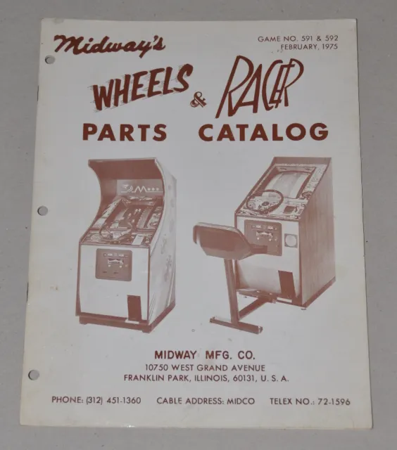 Vintage Video Arcade games, Service/Technical manuals - Lot 1