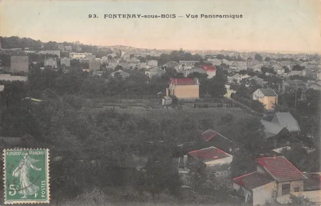 Cpa 94 Fontenay Sous Bois / Vue Panoramique