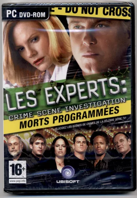 Neuf Jeu Pc Les Experts Sous Blister Jeu Et Manuel En Francais Crime Scene Mort