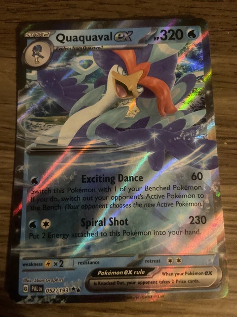 Pokemon Quaquaval Ex SVP 035 - Black Star Promo Holo Rare Card (Single Card)