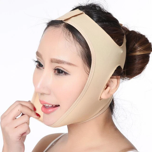 Estiramiento facial adelgazante impresionante vendajes doble barbilla eliminar delgado