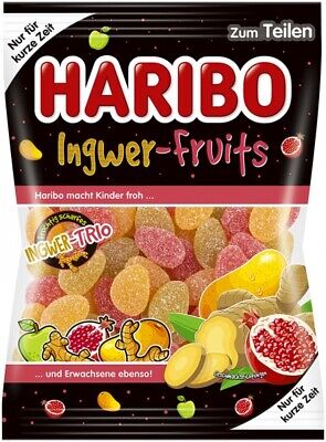 HARIBO Gingembre Fruits - Divers Goûts ~175 G ~Gingembre Sucreries~Fruité