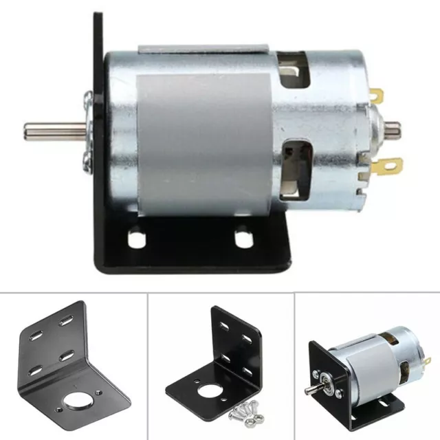 Motor With L-type Mounting Bracket Double Ball Bearing 775 DC 12V 100W Replace