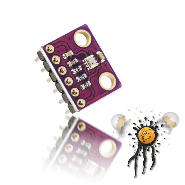 10Pcs GY-BMP280 3.3V Atmospheric Pressure Sensor Module – High Precision Barometric Pressure & Temperature Sensor – I2C/SPI Interface – Compatible With Arduino, ESP8266, Raspberry Pi