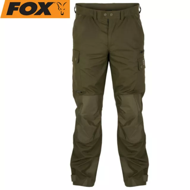 Fox Collection UN-LINED HD green trouser Angelhose für Karpfenangler, Bekleidung