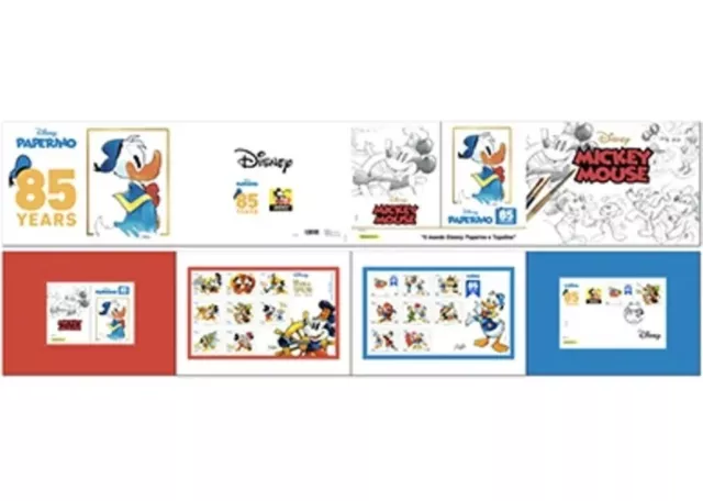 Folder Francobolli il Mondo Disney Paperino Topolino 2020 Filatelia Italia