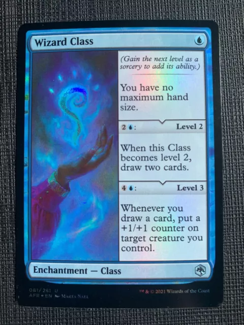 Wizard Class - Foil - Adventures in the Forgotten Realms MTG