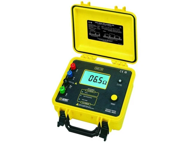 AEMC 4620 - Ground Resistance Tester Model 4620, Digital, 4-Point