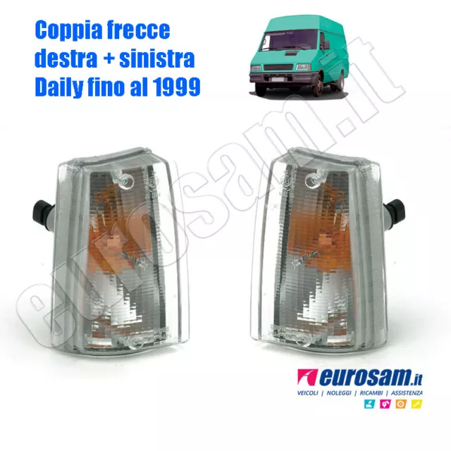 Set 2 Fanale Fanalino Freccia Anteriore Sx Dx Per Iveco Daily 89 99 Indicatore