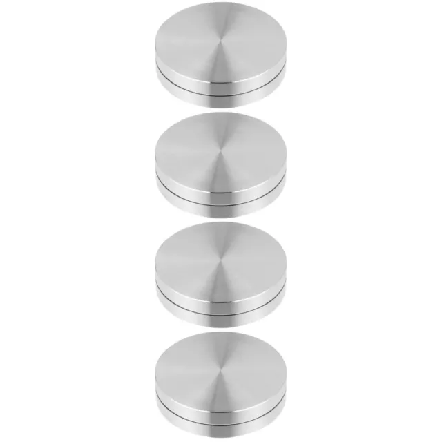 4pcs Rotating Cupcake Display Stand Aluminium Alloy Cake Turntable-DT