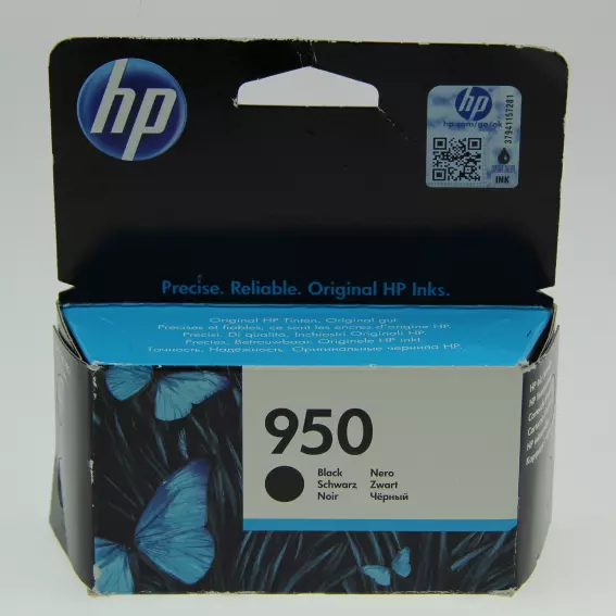 Original HP 950 CN049AE Black  (Schwarz) Tintenpatrone ungeöffnet (MHD 2016)