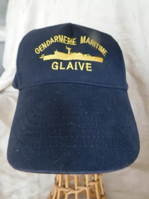 Gendarmerie Maritime : Casquette De Pont Vedette Glaive / Voir Autres Casquettes