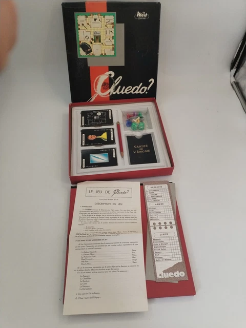 Cluedo Ancien Miro Company 1951 ? - Jeu De Société Première édition Rare