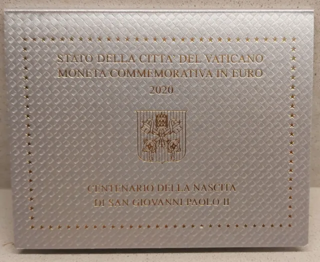 2 Euro Vaticano 2020 Giovanni Paolo II