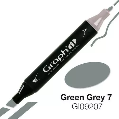 Marker To L'Alcohol Graph 'It 9207 Green Grey 7