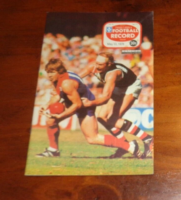 1978 VFL Football Record Geelong v Melbourne 11.90 PicClick AU