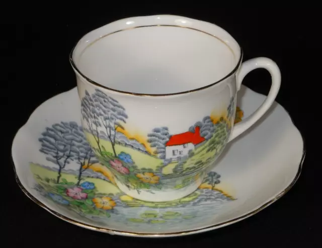 501-C341-3W1 Bell China UK UK fine bone china tea cup & saucer set