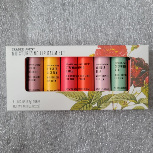TRADER JOE'S MOISTURIZING Lip Balm Set 15.00 PicClick