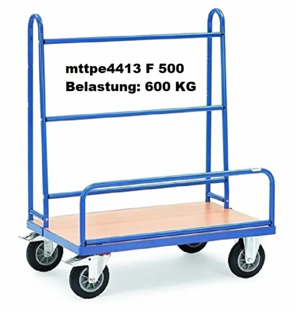 Dispositivi di trasporto Fetra mttpe4413 F 500 carrello trasporto per pannello 600 kg carico