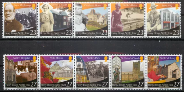 Isle of Man 2003 Henry Bloom Noble Trust set SG 1091-1100 MNH mint D201