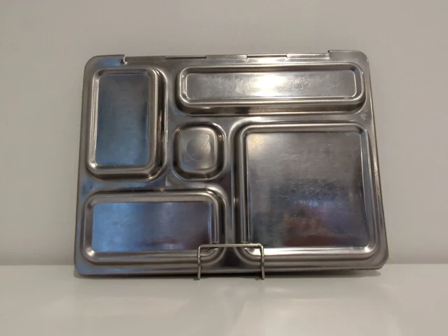 PlanetBox ROVER Classic Stainless Steel Bento Lunch Box PBX 032017-1 XJ PlanetBox ROVER Classic Stainless Steel Bento Lunch Box PBX 032017-1 XJ