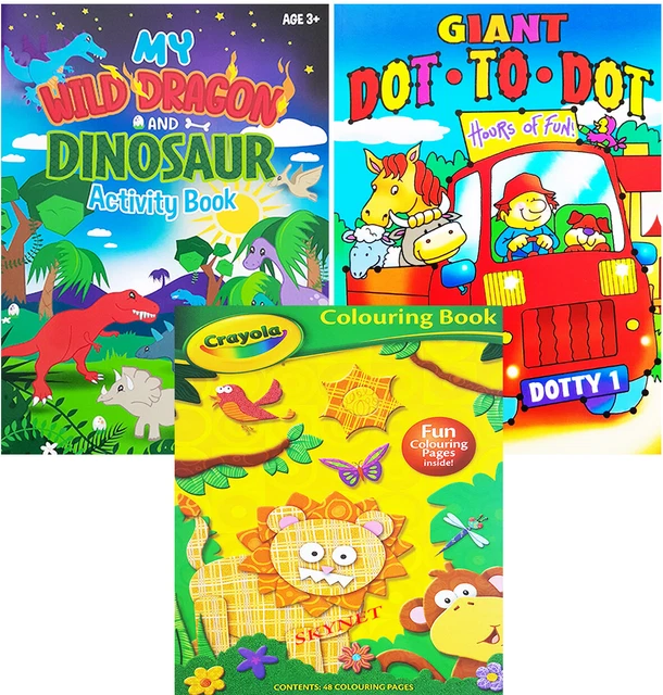 CHILDRENS COLOURING BOOKS For Kids Activity Book Preschool Toddlers AGE