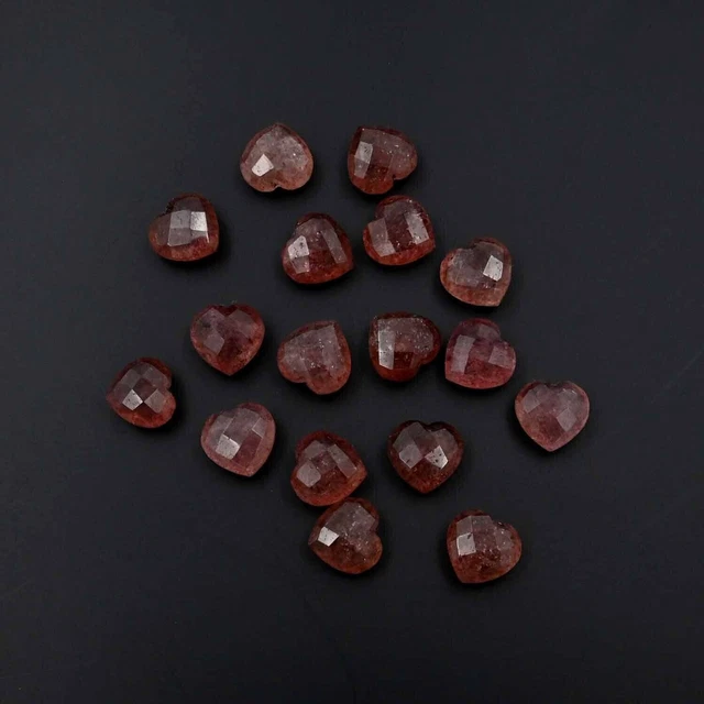 Perles Briolette Tourmaline Naturelle Cœur Lisse – 56 Carats Multicolore Brésil/Inde