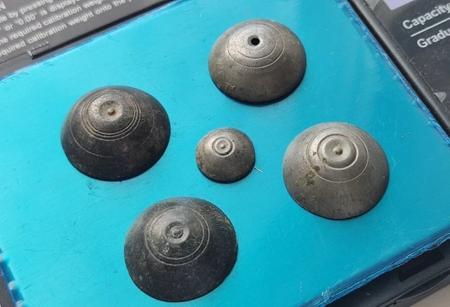 5 antique onlays with pattern, Ancient Artefact Roman Empire, Scythian
