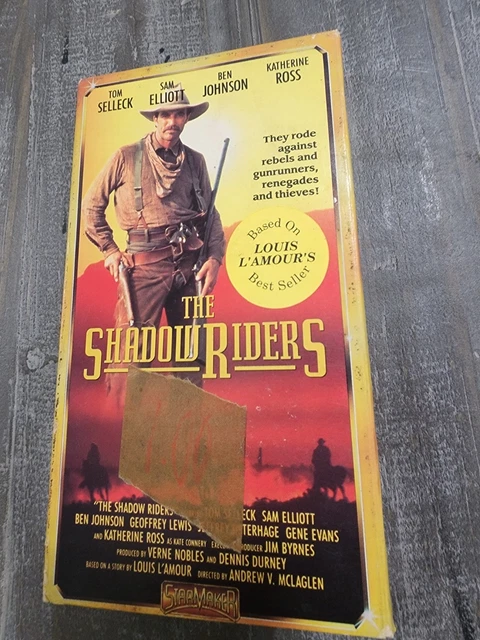 Shadow Riders Western THE SHADOW RIDERS (1992 VHS) Tom Selleck Sam Elliott WESTERN Β£5.06 ...