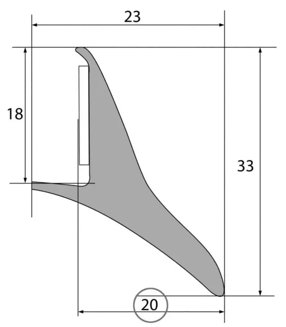 Élargisseur de garde-boue (4x) 20 mm pour VW élargissement lèvre de garde-boue barre 2 cm 3