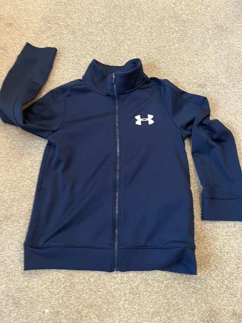 Giacca top da pista Under Armour ragazzi età 8-10