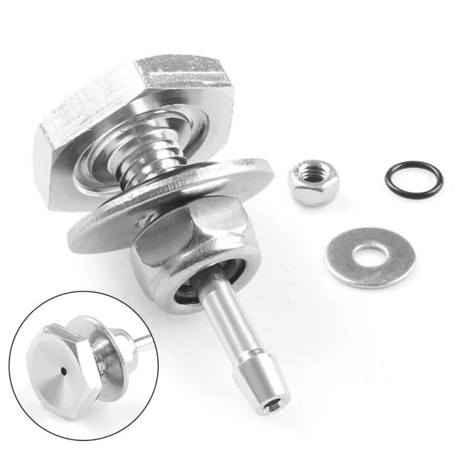 Turbo Boost Pressure Quick Tap Fitting Kit mit Silikonschlauch und M10X125mm