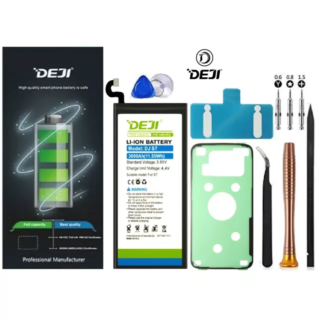 Samsung Galaxy S7 Battery 3000mAh DEJI® Replacement For EB-BG930ABE OEM + Tools