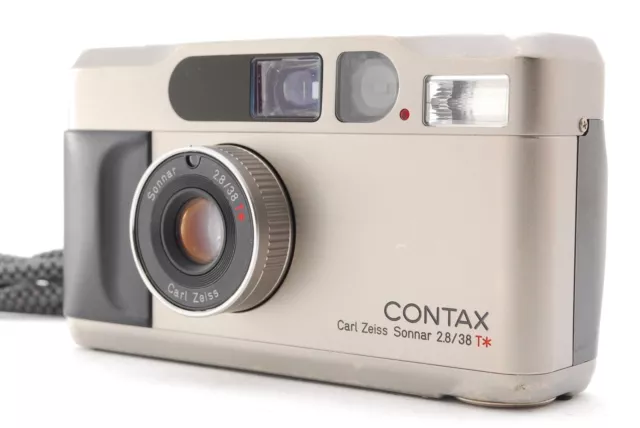 【 NEAR MINT】Contax T2 Titan SILVER 35mm Point & Shoot Film Camera From JAPAN
