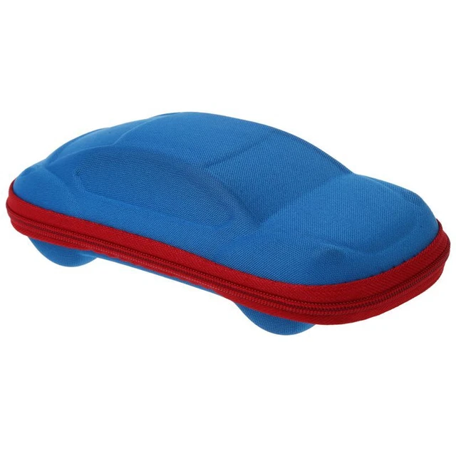 Car Shape Kids Spectacles Eyeglasses Glasses Zip Case H7E5